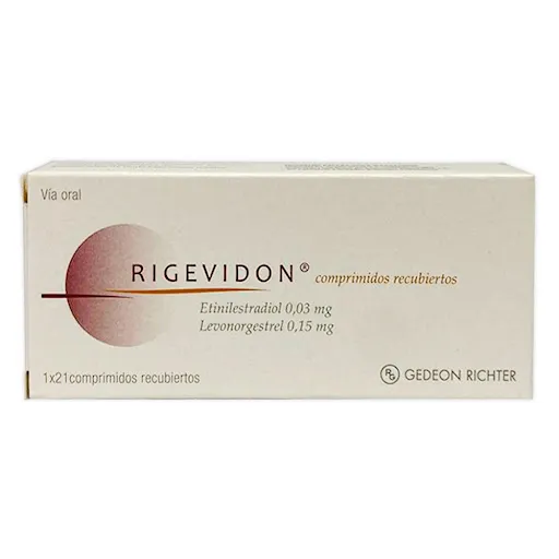 Rigevidon 0.03 mg/0.15 mg film-coated tablets EFG tablets, film-coated