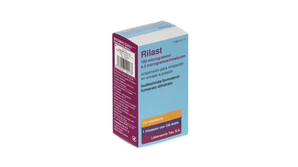 Rilast 160 micrograms/4.5 micrograms/inhalation suspension for inhalation in pressurized container suspension for inhalation in pressurized container