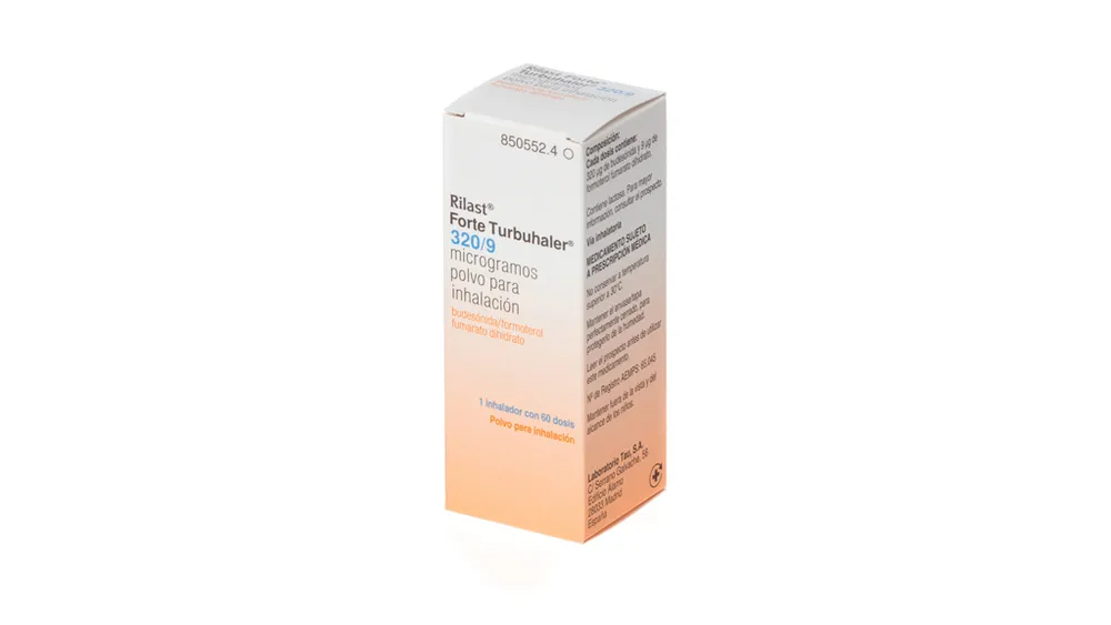 Rilast Forte Turbuhaler 320 microgrammi/9 microgrammi/inhalazione polvere per inalazione polvere per inalazione