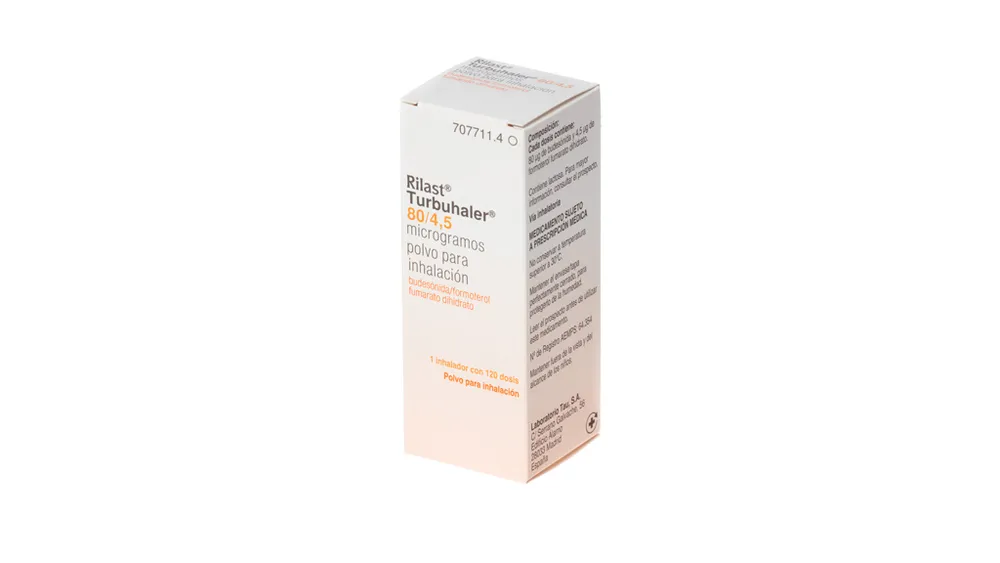 Rilast Turbuhaler 80 microgrammi/4,5 microgrammi/inhalazione polvere per inalazione polvere per inalazione