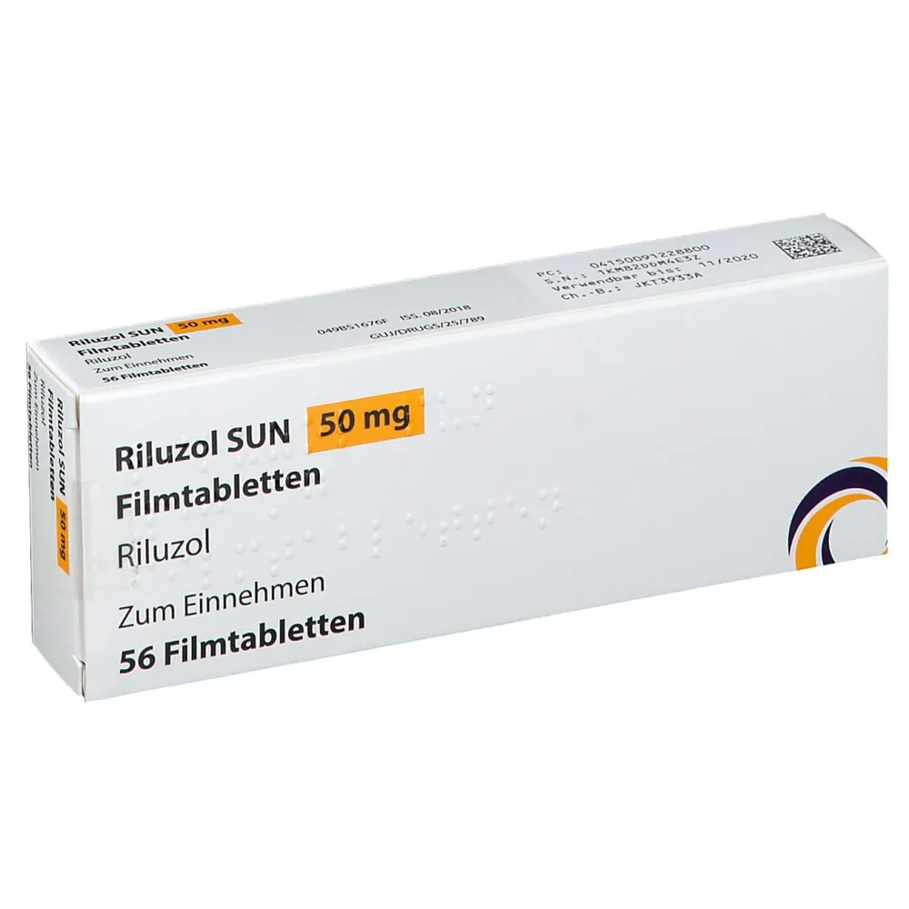 Riluzole Sun 50 mg film-coated tablets EFG tablets, film-coated