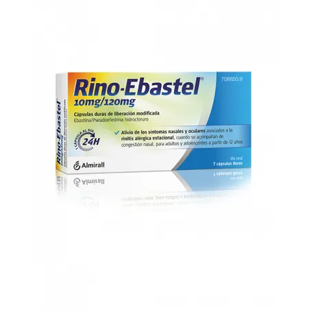 Rino-Ebastel 10 mg/120 mg capsule rigide a rilascio modificato capsule, rigide