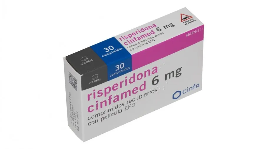 Risperidone Alter 6 mg film-coated tablets EFG tablets, film-coated