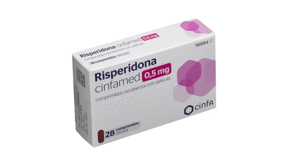Risperidone Cinfamed 0,5 mg compresse rivestite con film compresse, rivestite con film