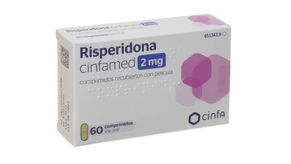 Risperidone Cinfamed 2 mg film-coated tablets tablets, film-coated