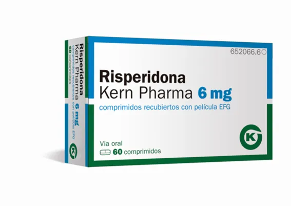 Risperidone Grindex 6 mg film-coated tablets EFG tablets, film-coated