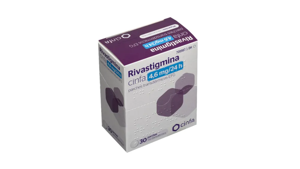 RIVASTIGMINA CINFA 4,6 MG/24 H PARCHES TRANSDERMICOS EFG PARCHE TRANSDÉRMICO