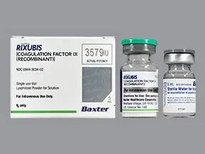 Rixubis 3000 IU/vial powder and solvent for solution for injection powder and solvent for injectable suspension