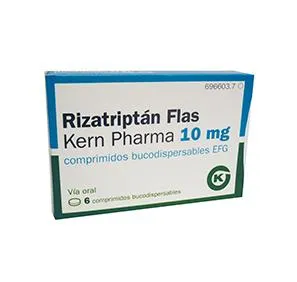 Rizatryptan Flas Kern Pharma 10 mg compresse bucodispersabili EFG compresse, bucodispersabili