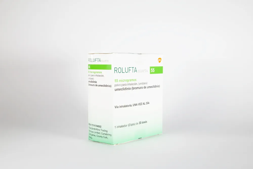 Rolufta Ellipta 55 micrograms inhalation powder (single dose) powder for inhalation, single-dose