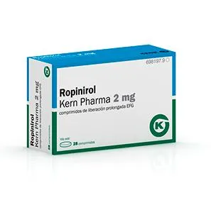 Ропинирол Керн Фарма 2 мг таблетки с пролонгированным высвобождением ЕФГ таблетки с пролонгированным высвобождением