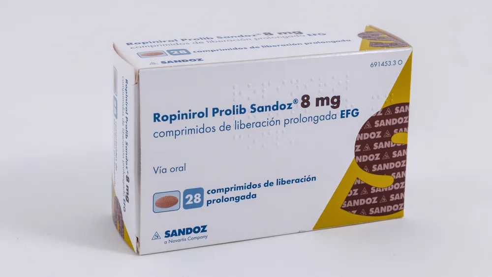 Ropinirolo ProLib Sandoz 8 mg compresse a rilascio prolungato EFG compresse, a rilascio prolungato