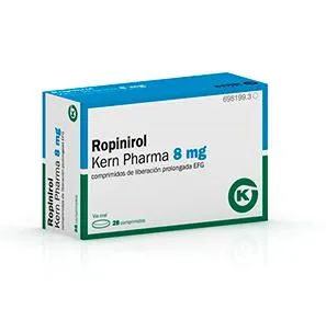 Ropinirolo Teva 8 mg compresse a rilascio prolungato EFG compresse, a rilascio prolungato