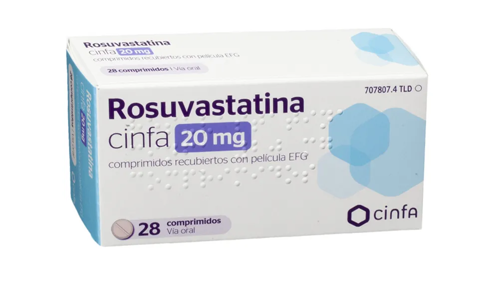 Rosuvastatina Cinfa 20 mg compresse rivestite con film EFG compresse, rivestite con film