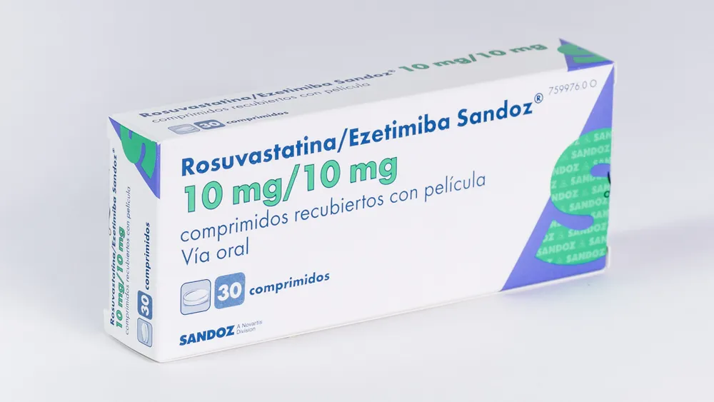 Rosuvastatin/ezetimibe Sandoz 20 mg/10 mg film-coated tablets tablets, film-coated