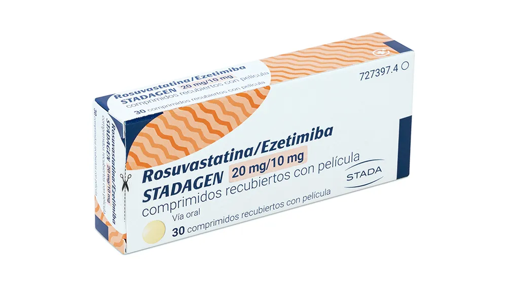Rosuvastatina/ezetimiba Stadagen 20 mg/10 mg compresse rivestite con film compresse, rivestite con film