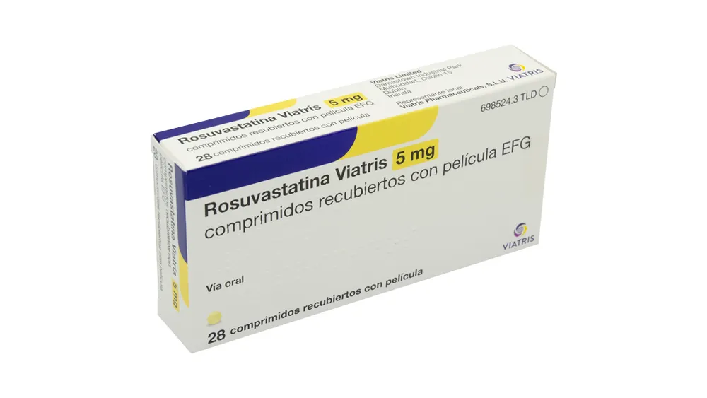 Rosuvastatin Viatris 5 mg film-coated tablets EFG tablets, film-coated