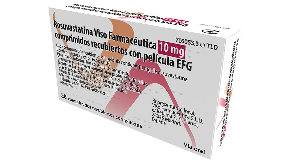 Rosuvastatina Viso Farmaceutica 10 mg compresse rivestite con film EFG compresse, rivestite con film