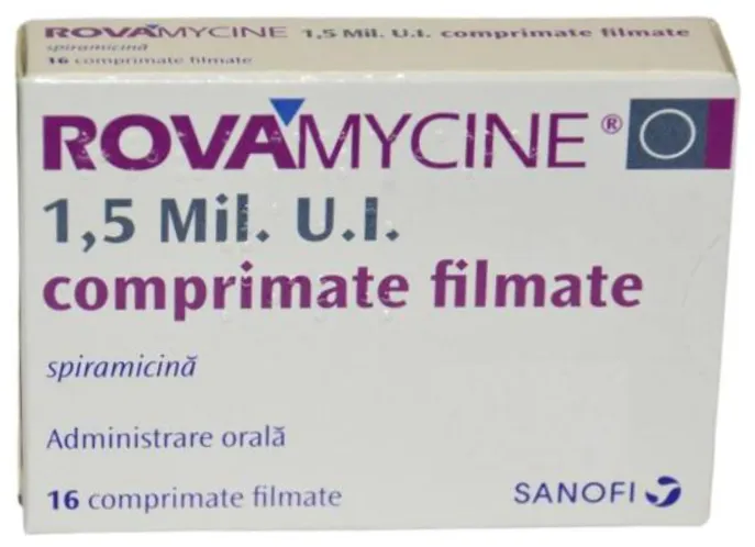 Rovamycine 1,5 milioni di UI compresse rivestite con film compresse