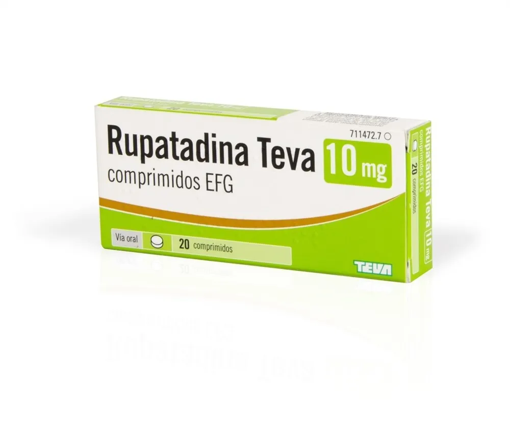 Rupatadine Teva 10 mg tablets EFG tablets