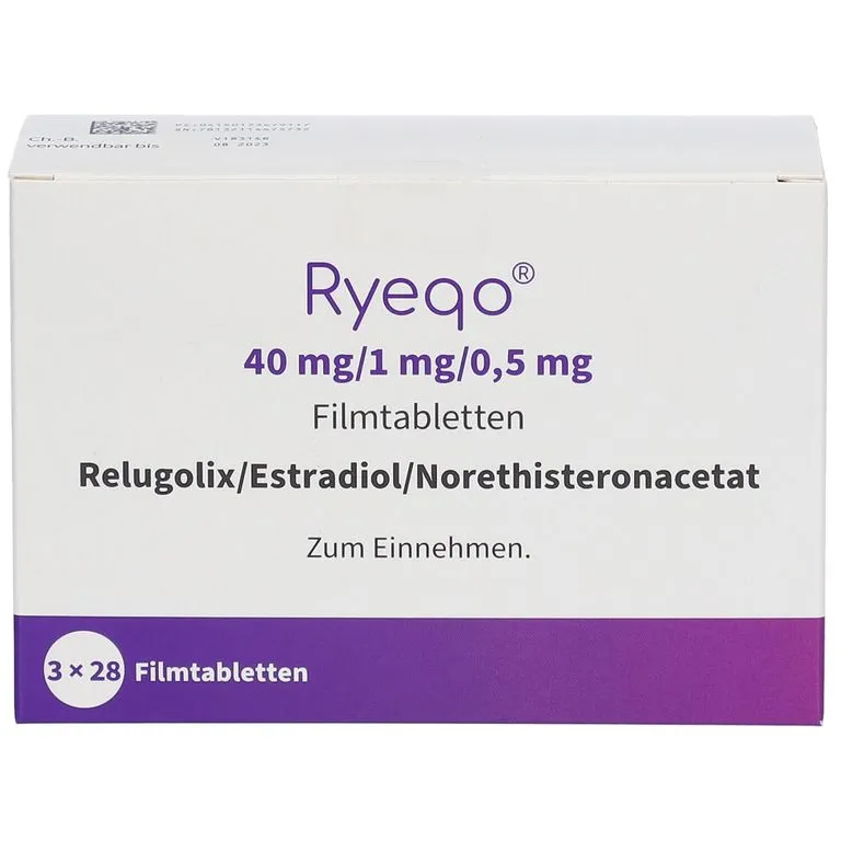 Ryeqo 40 mg/1 mg/0,5 mg compresse rivestite con film compresse, rivestite con film