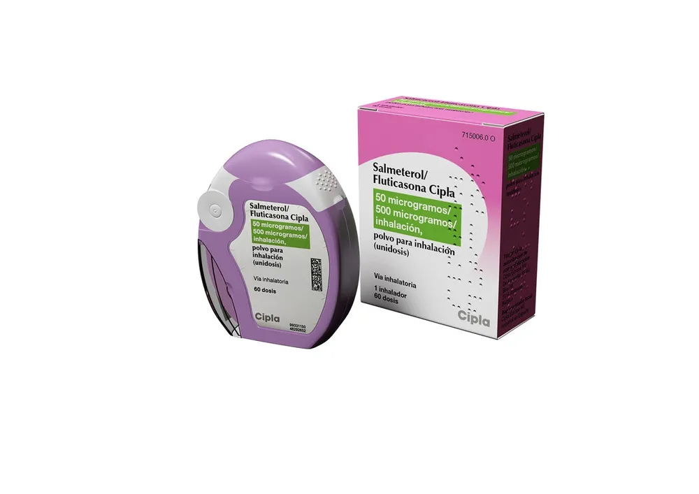 Salmeterolo/fluticasone Cipla 50 microgrammi/500 microgrammi/inalazione, polvere per inalazione (monodose) polvere per inalazione unidose