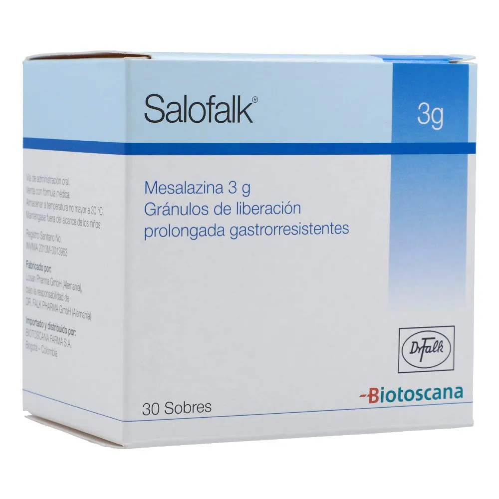 Salofalk 3 g prolonged-release granules granules, modified release