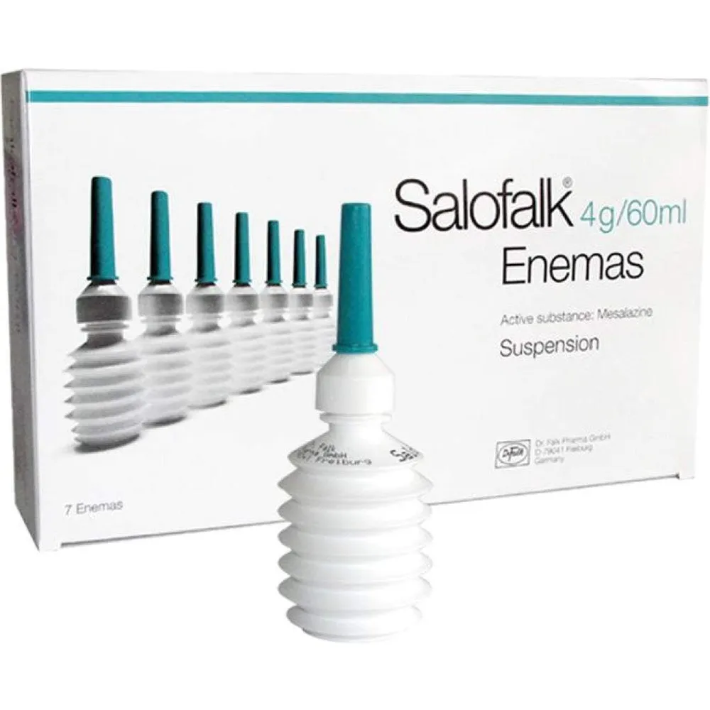 Salofalk 4 g/60 ml rectal suspension suspension, rectal