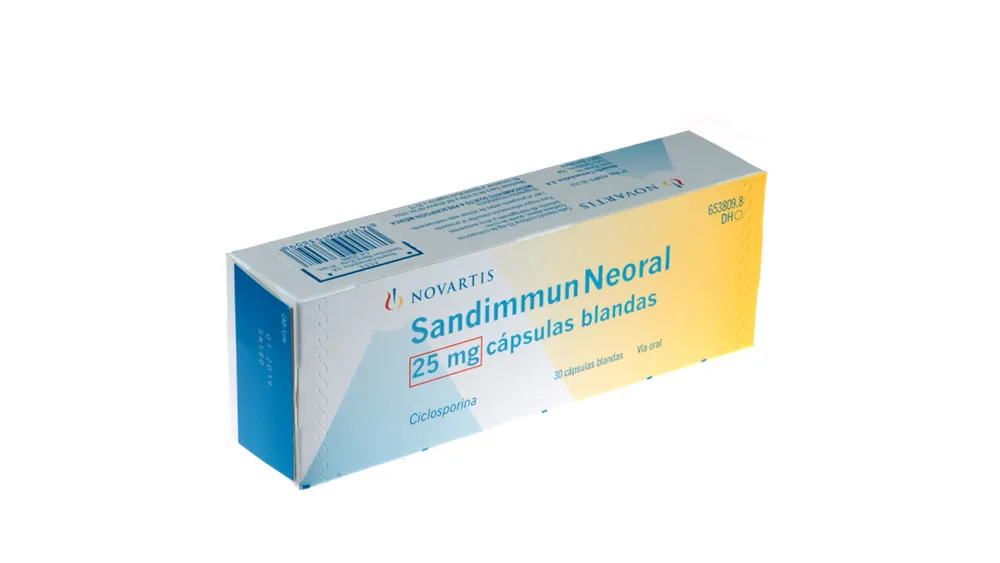 Sandimmun Neoral 25 mg soft capsules capsules, soft gelatin