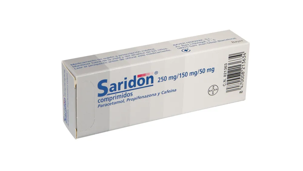 Saridon 250 mg/150 mg/50 mg compresse compresse