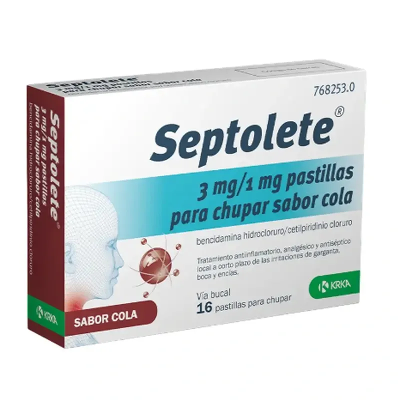 Septolet 3 mg/1 mg pastiglie per succhiare sapore cola pastiglie per succhiare