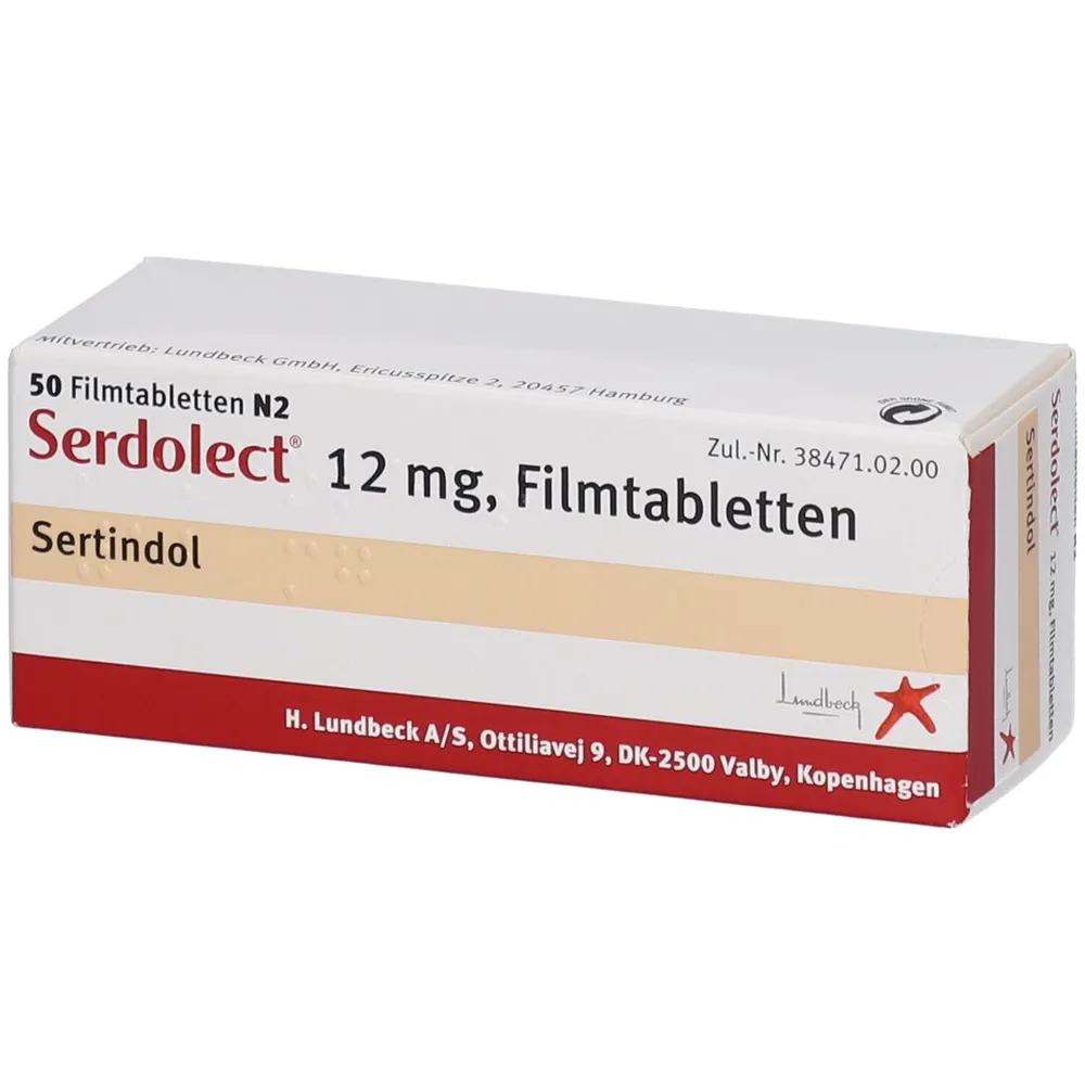 Serdolect 12 mg compresse rivestite con film compresse, rivestite con film