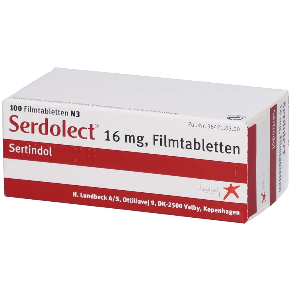 Serdolect 16 mg film-coated tablets tablets, film-coated