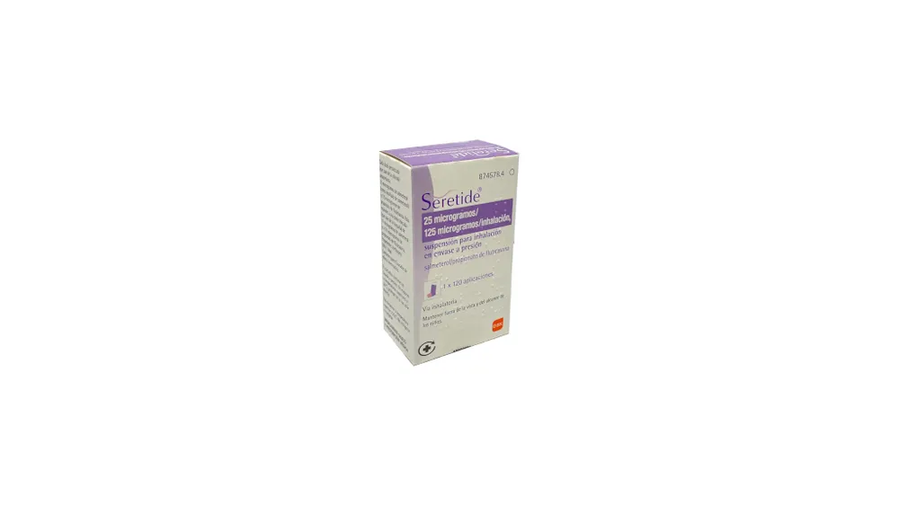 Seretide 25 microgrammi/125 microgrammi/inalazione, sospensione per inalazione in contenitore sotto pressione sospensione, per inalazione in contenitore sotto pressione