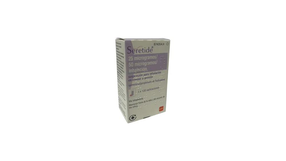 Seretide 25 microgrammi/50 microgrammi/inhalazione, sospensione per inalazione in contenitore sotto pressione sospensione, per inalazione in contenitore sotto pressione
