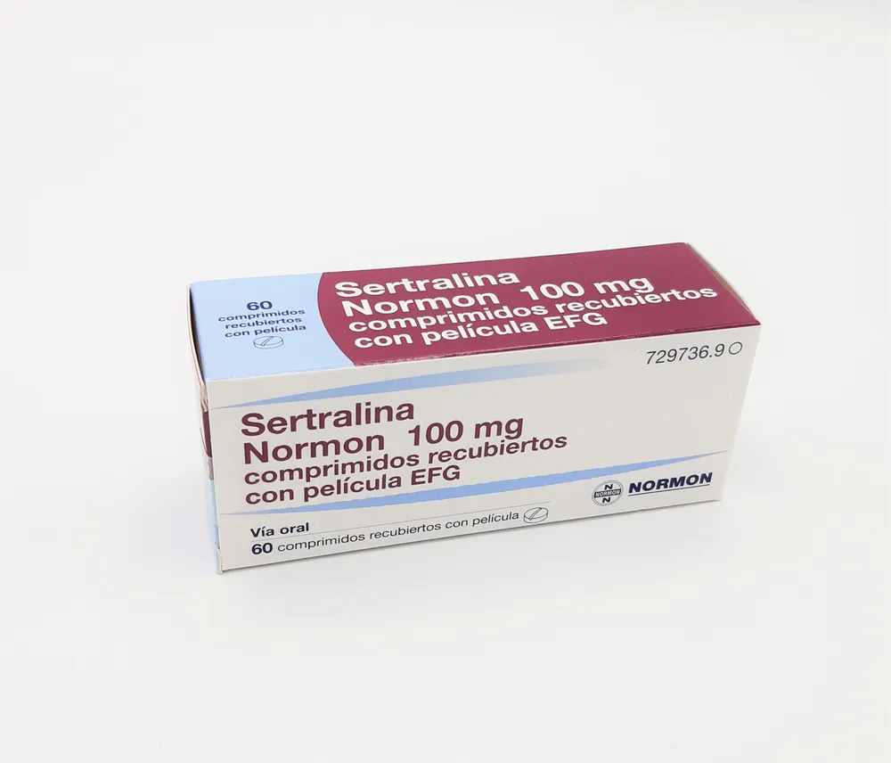 Sertraline Normon 100 mg film-coated tablets EFG tablets, film-coated