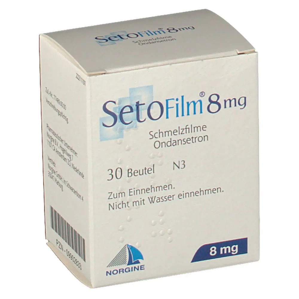 Setofilm 8 mg orodispersible films EFG tablets, orally disintegrating