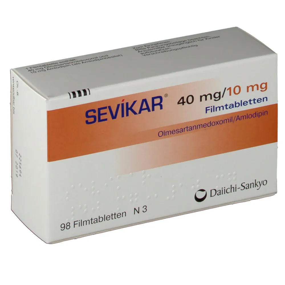 Sevikar 40 mg/10 mg film-coated tablets tablets, film-coated