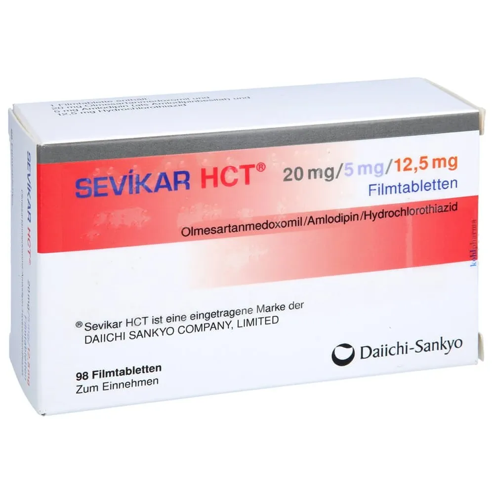 Sevikar Hct 20 mg/5 mg/12,5 mg compresse rivestite con film compresse, rivestite con film