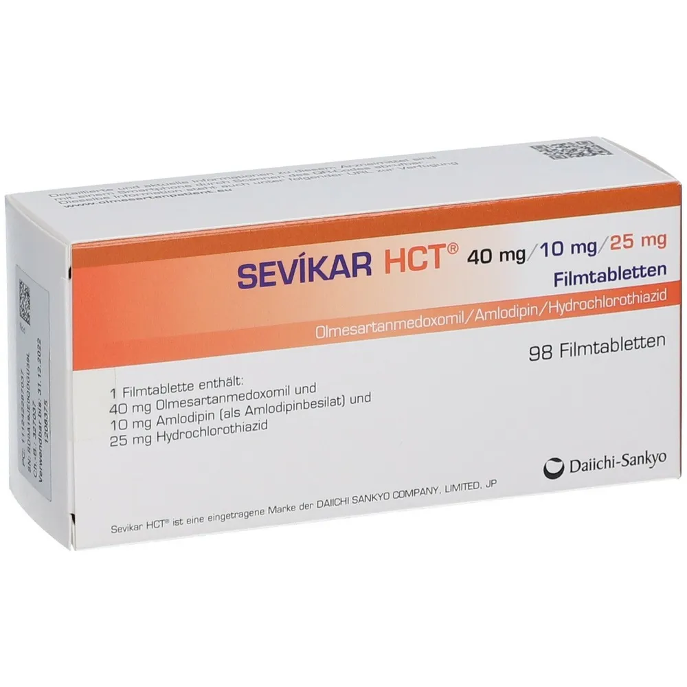 Sevikar HCT 40 mg/10 mg/25 mg film-coated tablets tablets, film-coated