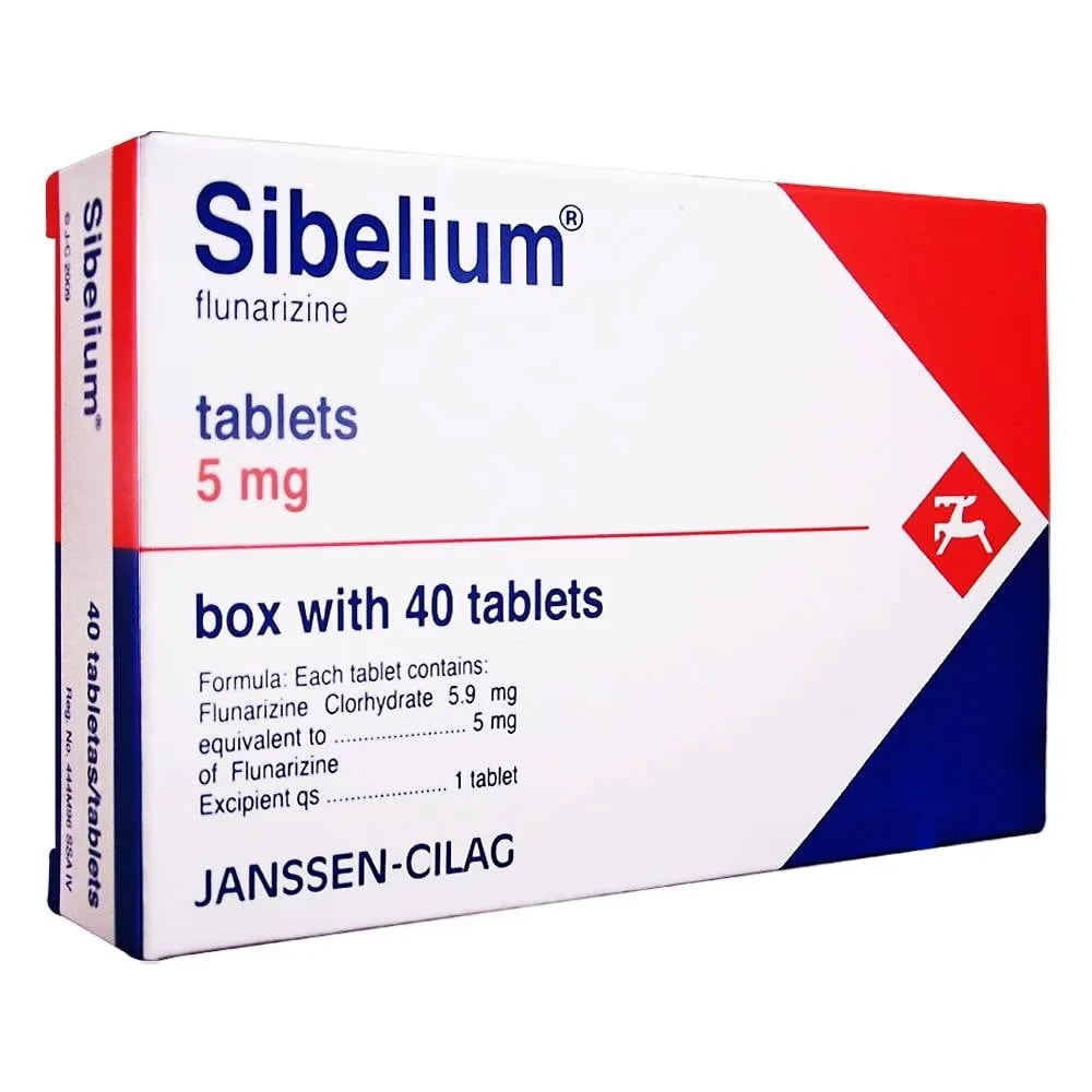 Sibelium 5 mg tablets tablets