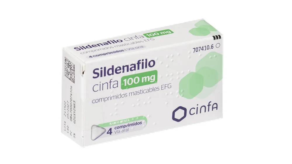 Sildenafil Cinfa 100 mg compresse masticabili EFG compresse, masticabili