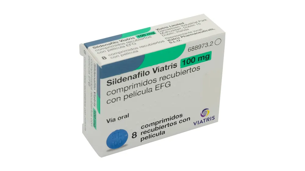 Sildenafil ViatriS 100 mg film-coated tablets EFG tablets, film-coated