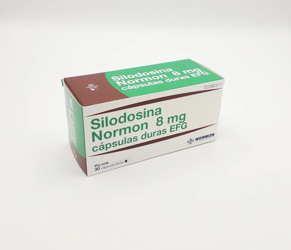 Silodosin Normon 8 mg hard capsules EFG capsules, hard