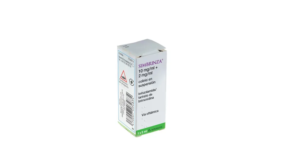 Simbrinza 10 mg/ml + 2 mg/ml collirio in sospensione sospensione, oculare