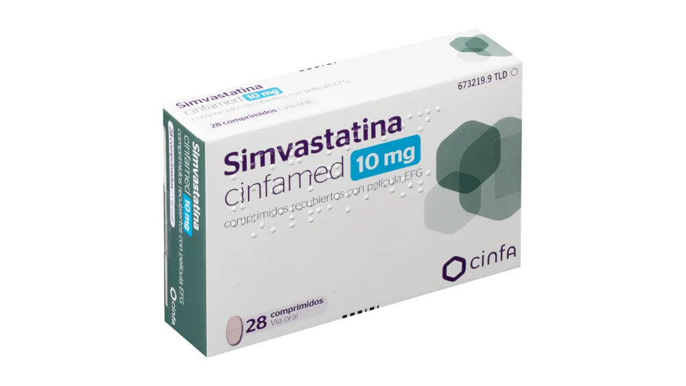 Simvastatina Cinfamed 10 mg compresse rivestite con film EFG compresse, rivestite con film