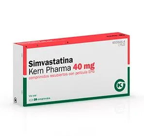 Simvastatin Kern Pharma 40 mg film-coated tablets EFG tablets, film-coated