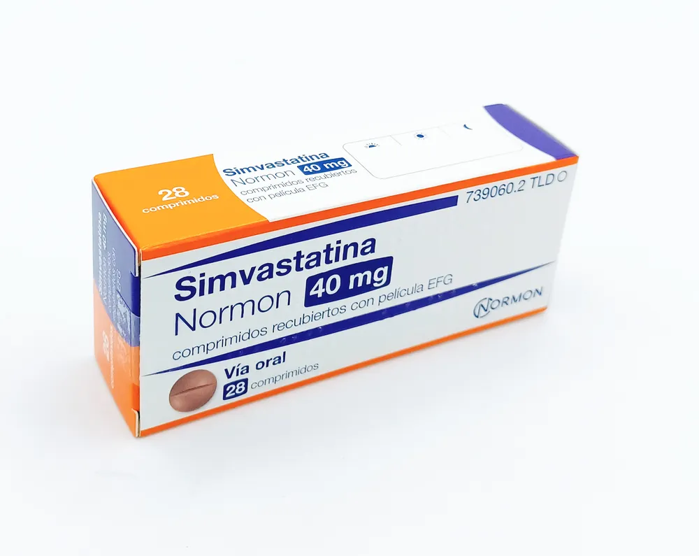 Simvastatin Normon 40 mg film-coated tablets EFG tablets, film-coated