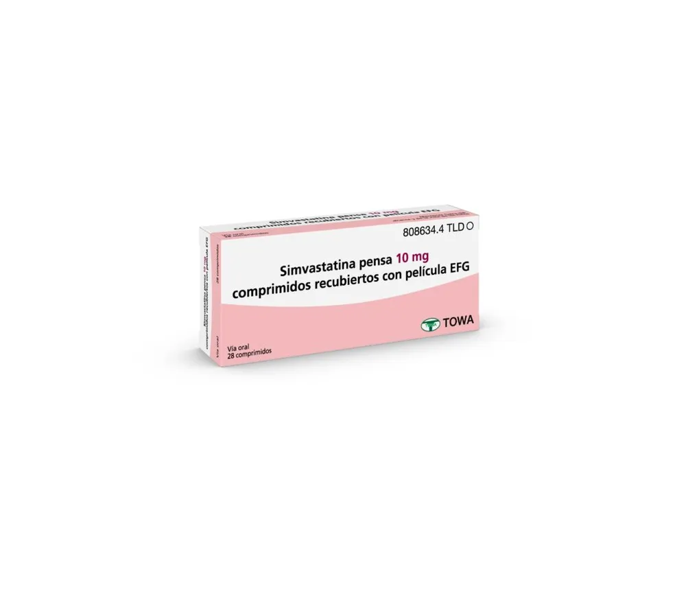 Simvastatina Pensà 10 mg compresse rivestite con film EFG compresse, rivestite con film
