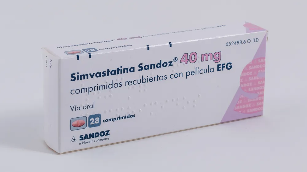 Simvastatin Sandoz 40 mg film-coated tablets EFG tablets, film-coated